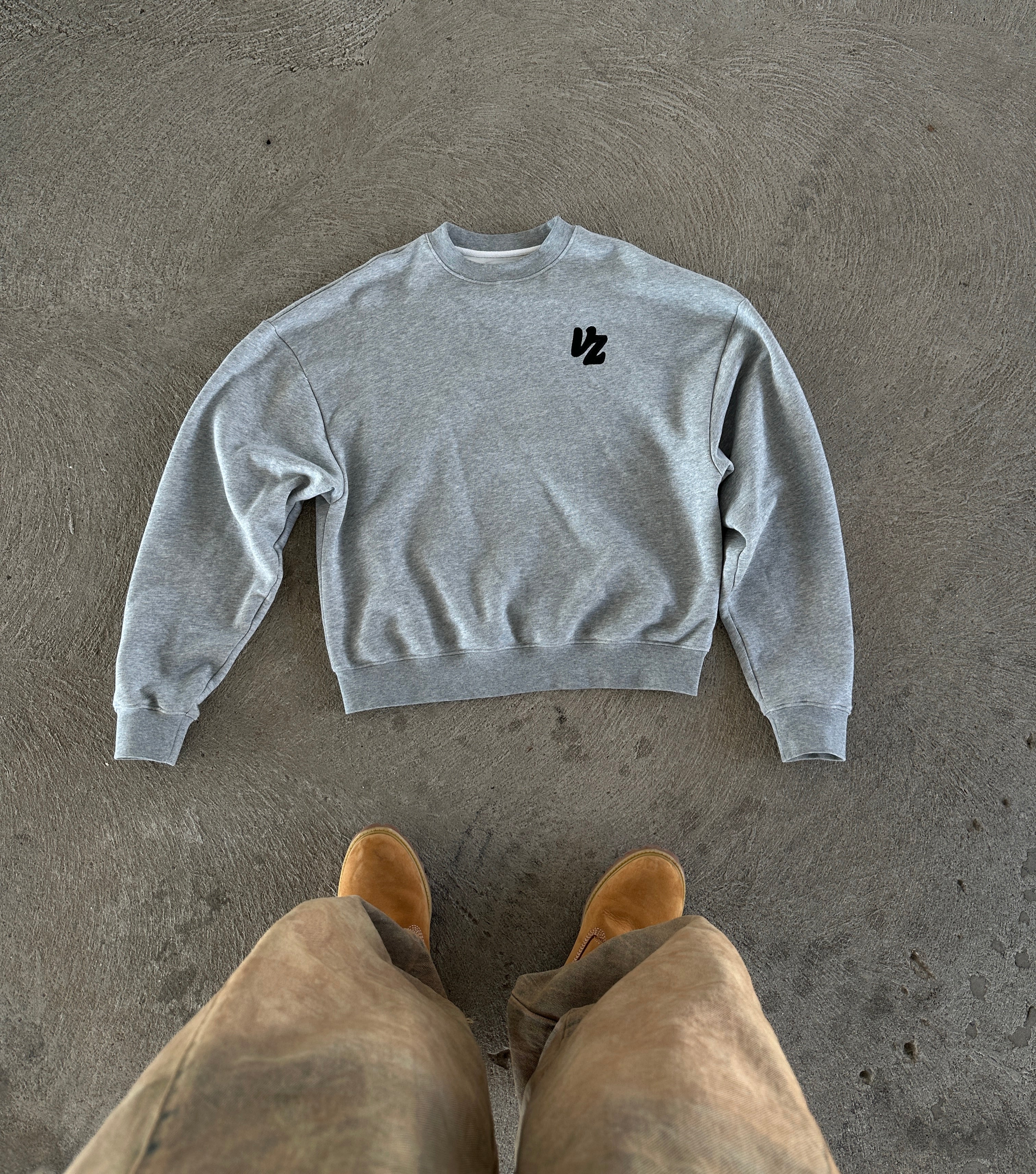 NULLUS 25ss DECONSTRUCTED SWEATER サイズ1 CLOUT COLLECTION ™ | Deconstructed Knit Sweater in Neutral Tone